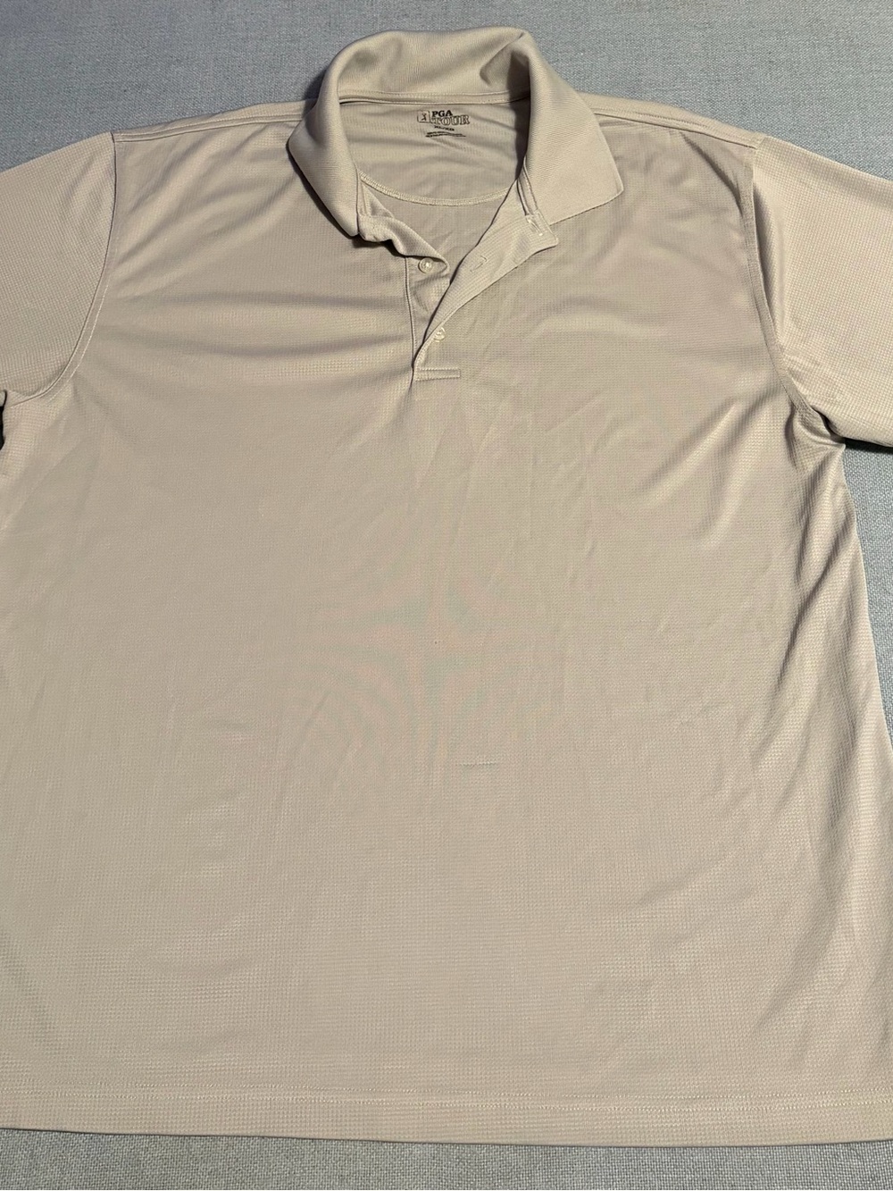 PGA TOUR Beige Performance Polo Shirt